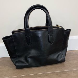 Black Fossil purse with pockets